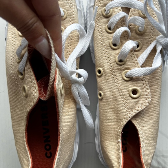 Converse Chuck Taylor All Star canvas platform sneakers in light twine - Picture 7 of 7